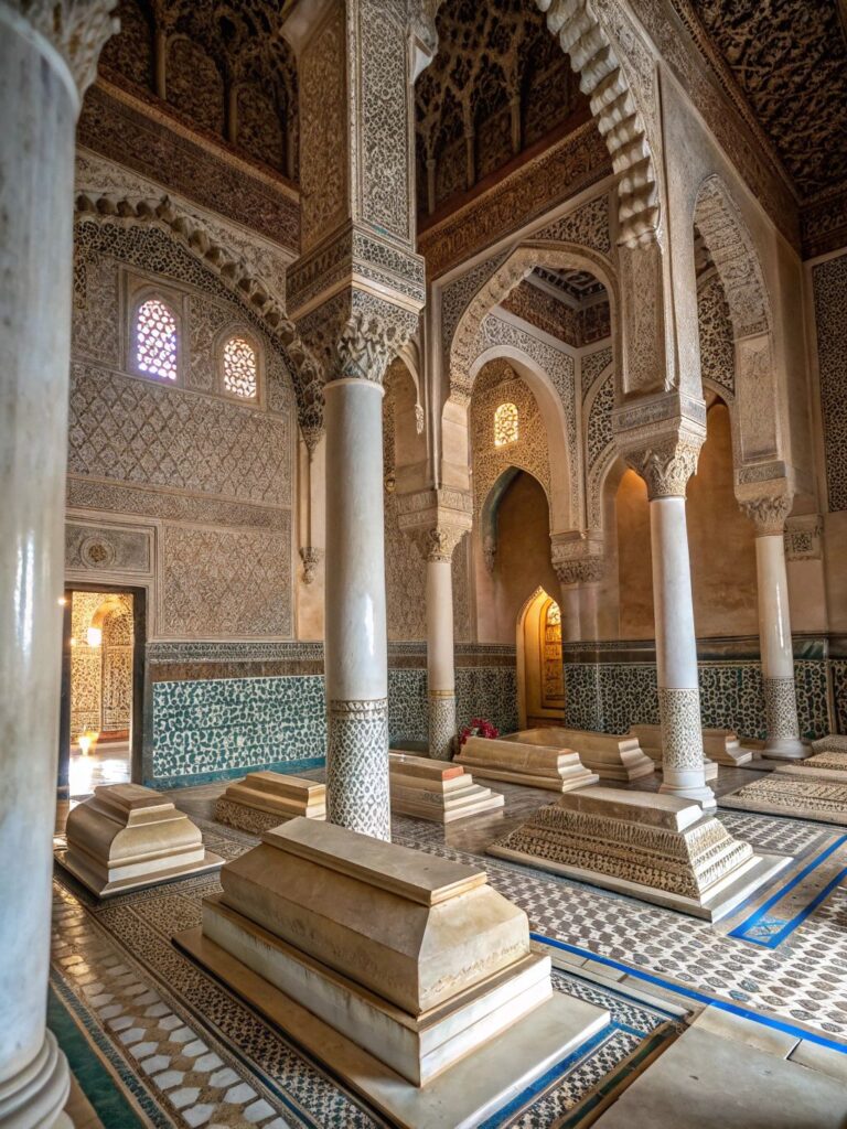 Visite guidée : Palais Bahia, Tombeaux Saadiens & Médina