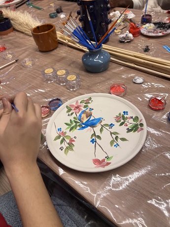 Atelier peinture sur céramique
